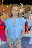 Denisse Ruffle Top