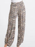 Leopard Print Split Ankle Pant