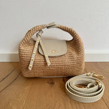 Jade Raffia Bag