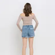 Vervet Cuffed Denim Short