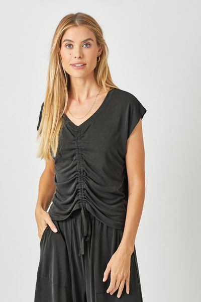 Front Ruched Tee
