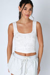 Nikibiki Lace Crop Tank