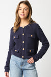 Maggie Knit Button Top