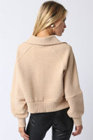 Aimee Zip Up Sweater- 2 color options