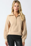 Aimee Zip Up Sweater- 2 color options