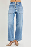 Risen Elastic Waist Pocket Jean