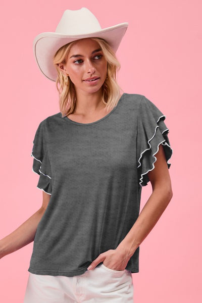 Ruffle Tee
