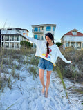 Mineral Washed Denim Shorts