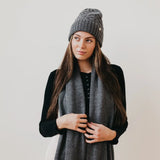Satin lined Cashmere Beanie