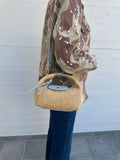 Jade Raffia Bag