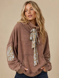 Floral Patch Hoody