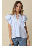 Denisse Ruffle Top