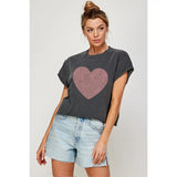 Heart Tee- Multiple Colors