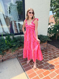 Pink Flutter Dress