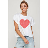 Heart Tee- Multiple Colors