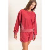 Contrast Sweat Set