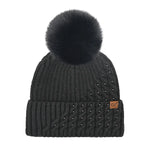 C.C Pearl Embellished Pom Hat