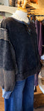 Mixed Media Washed Sweatshirt