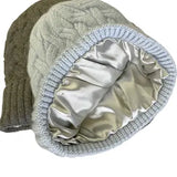 Satin lined Cashmere Beanie