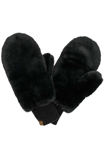 C.C Furry Mittens