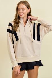 Colorblock Half Zip