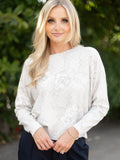 Floral Print Sweater