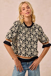 Rose Knit Top
