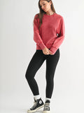 Cozy Waffle Knit Pullover