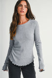 Lettuce Edge Thermal Tops- Multiple Colors