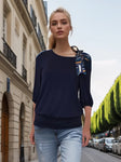 Scarf Sleeve Top