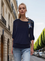Scarf Sleeve Top