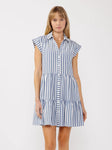 Striped Tiered Dress