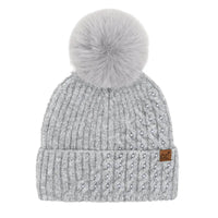 C.C Pearl Embellished Pom Hat